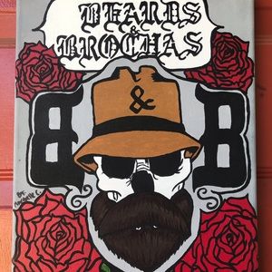Beards and Brochas🧔🏽(Custom business painting)